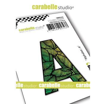 Carabelle Studio - Cling Stamp Art - Alphabet A - Stempel