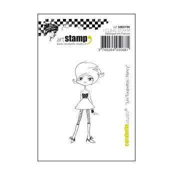 Carabelle Studio - Cling Stamp Art -  Les Toupettes Nancy - Stempel