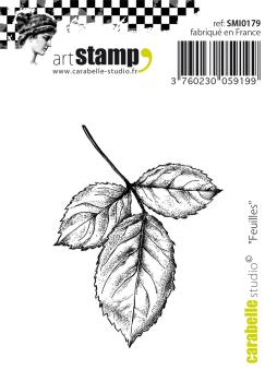 Carabelle Studio - Cling Stamp Art - Feuilles - Stempel