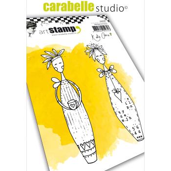 Carabelle Studio - Cling Stamp Art -  Lolly dolly - Stempel