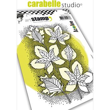 Carabelle Studio - Cling Stamp Art - Herbstblätter - Stempel