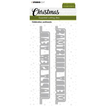 Studio Light - Die Cut - Christmas Celebration Sentiment - Stanze