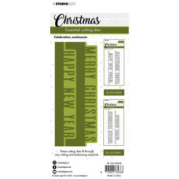 Studio Light - Die Cut - Christmas Celebration Sentiment - Stanze