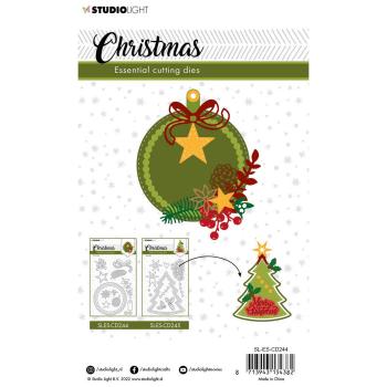 Studio Light - Die Cut -  Christmas Circle Label - Stanze