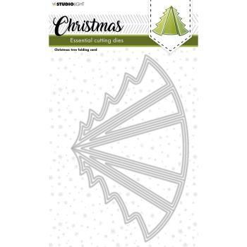Studio Light - Die Cut - Christmas Tree Folding Card - Stanze