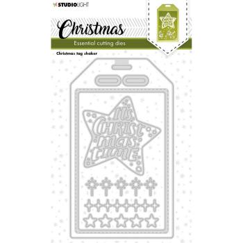 Studio Light - Die Cut - Christmas Tag Shaker - Stanze