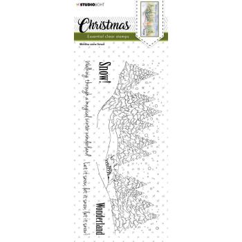 Studio Light - Clear Stamps "Christmas Slimline Snow Forest" - Stempel 