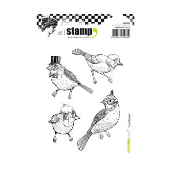 Carabelle Studio - Cling Stamp Art -  Les Oiseaux - Stempel