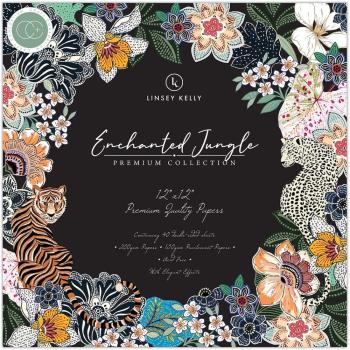 Craft Consortium - Paper Pad 12x12 Inch -  Enchanted Jungle  - Papierblock
