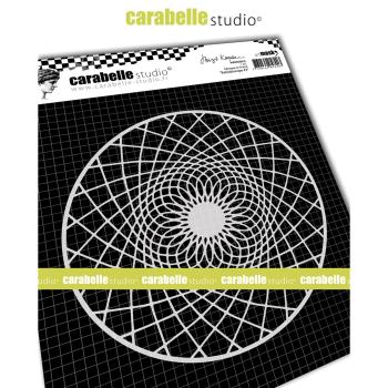Carabelle Studio - Stencil -  Round Kaleidoscope # 3 - Schablone