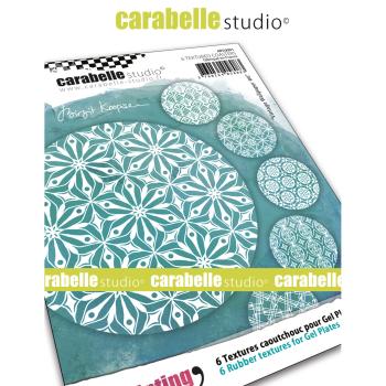 Carabelle Studio - Art Printing - Textures Coasters Vintage Wallpaper #6 - Druckplatte