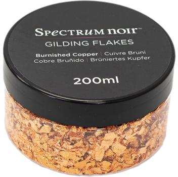 Spectrum Noir - Gilding Flakes -  Burnished Copper - Brüniertes Kupfer  - 200ml - Dekometallflocken