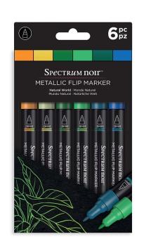 Spectrum Noir - Metallic Flip Marker - " Natural World " - Metallicstifte