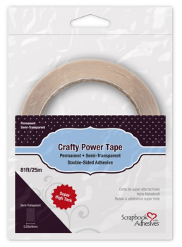 Scrapbook Adhesives -  Crafty Power Tape Dispenser - doppelseitiges Klebeband