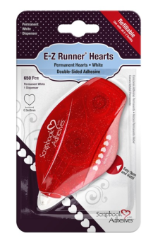 Scrapbook Adhesives -  E-Z Runner Hearts Refillable Dispenser  