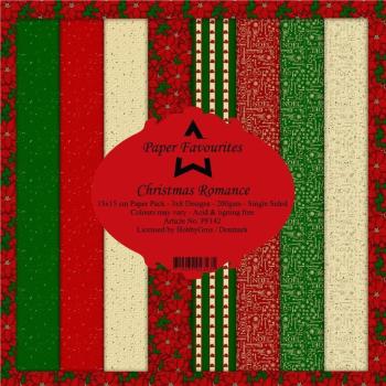Paper Favourites - "  Christmas Romance  " - Paper Pack - 6x6 Inch