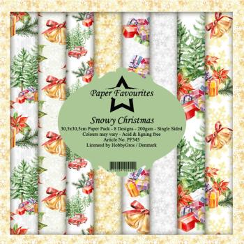 Paper Favourites - "  Snowy Christmas  " - Paper Pack - 12x12 Inch