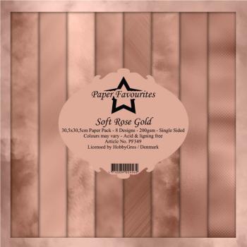 Paper Favourites - "  Soft Rose Gold  " - Paper Pack - 12x12 Inch