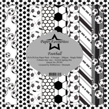 Paper Favourites - "  Football  " - Paper Pack - 12x12 Inch