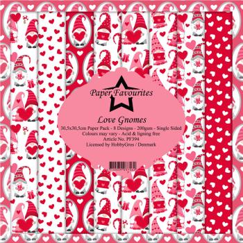 Paper Favourites - "  Love Gnomes  " - Paper Pack - 12x12 Inch