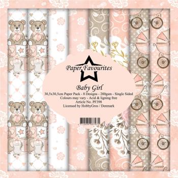Paper Favourites - "  Baby Girl  " - Paper Pack - 12x12 Inch