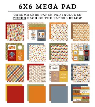 Echo Park - Cardmakers Mega Pad 6x6" -  "Fall Fever" - Paper Pack