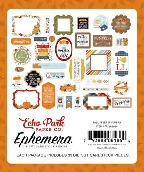 Echo Park - Ephemera -  "Fall Fever" - Stanzteile