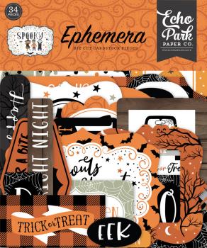 Echo Park - Ephemera - "Spooky" - Stanzteile