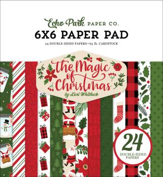Echo Park - Paper Pad 6x6" - "The Magic Of Christmas" - Paper Pack
