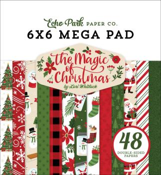 Echo Park - Cardmakers Mega Pad 6x6" - "The Magic Of Christmas" - Paper Pack