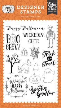 Echo Park - Clear Stamp - " Wickedly Cute " - Stempelset