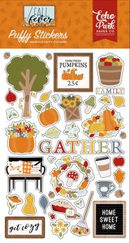 Echo Park - Puffy Stickers - "Fall Fever" - Aufkleber