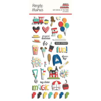 Simple Stories - Say Cheese At The Park  - Puffy Stickers 