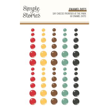 Simple Stories   Say Cheese Frontier At The Park  Enamel Dots