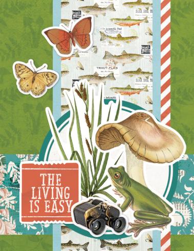 Simple Stories Simple Vintage Lakeside  Simple Cards Kit - Bits & Pieces