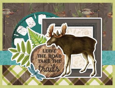 Simple Stories Simple Vintage Lakeside  Simple Cards Kit - Bits & Pieces