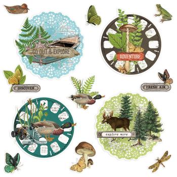 Simple Stories -  Simple Vintage Lakeside  - Chipboard Clusters