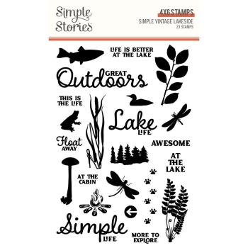 Simple Stories -  Simple Vintage Lakeside - Clearstamp - Stempel