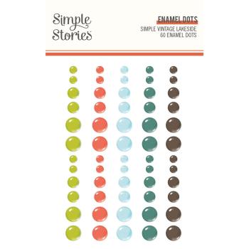 Simple Stories   Simple Vintage Lakeside  Enamel Dots