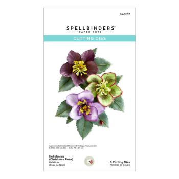 Spellbinders Dies "Helleborus (Christmas Rose) Etched" Stanzschablonen