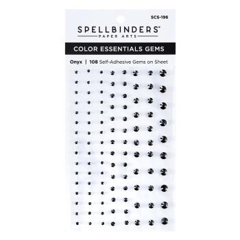 Spellbinders "Onyx" Essentials Gems - Schmucksteine