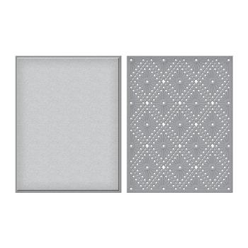 Spellbinders Dies "Diamond Argyle Etched" Stanzschablonen