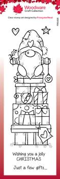 Woodware - Clear Stamps - Gnome Gifts - Stempel 