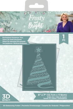 Crafters Companion - Embossing Folder -Frosty and Bright - Prägefolder