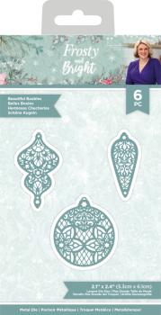 Crafters Companion -Frosty and Bright Metal Die Beautiful Baubles - Stanze