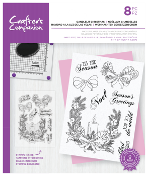 Crafters Companion - Candlelit Christmas - Clear Stamps