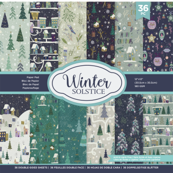 Crafters Companion - Winter Solstice - 12" Paper Pack