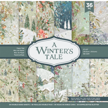 Crafters Companion - A Winter´s Tale - 12" Paper Pack