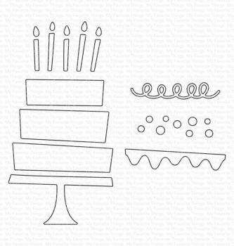 My Favorite Things Die-namics "Birthday Cake " | Stanzschablone | Stanze | Craft Die