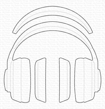 My Favorite Things Die-namics "Headphones" | Stanzschablone | Stanze | Craft Die